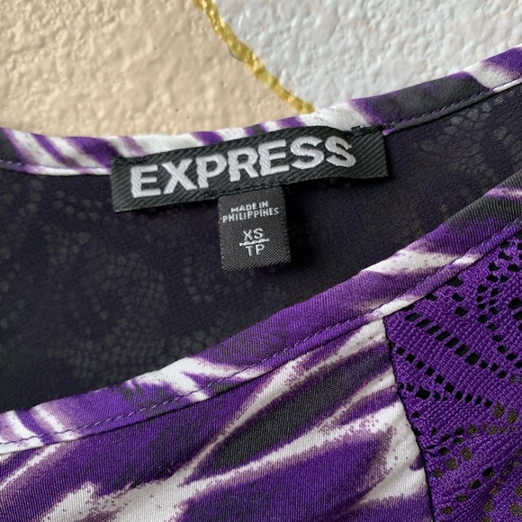 Express | Sleeveless High Low Cut Out Dress - Picture 8 of 9